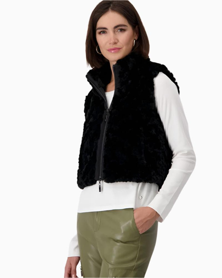 Monari - Faux Fur Gillet 