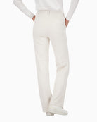 Back view showing patch pockets and elasticated hem detail
