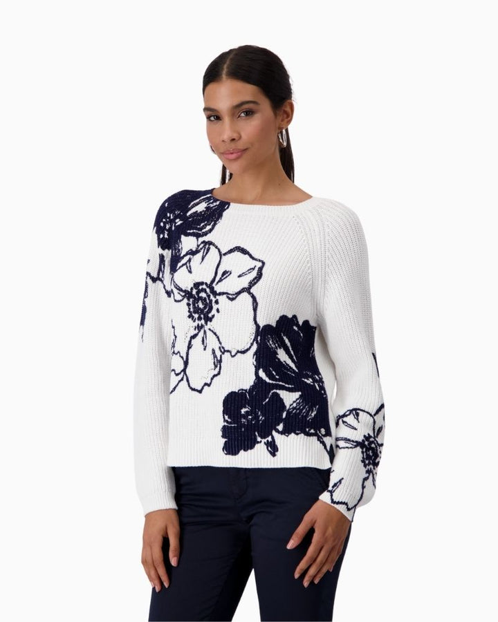 Monari - Flower Print Jumper