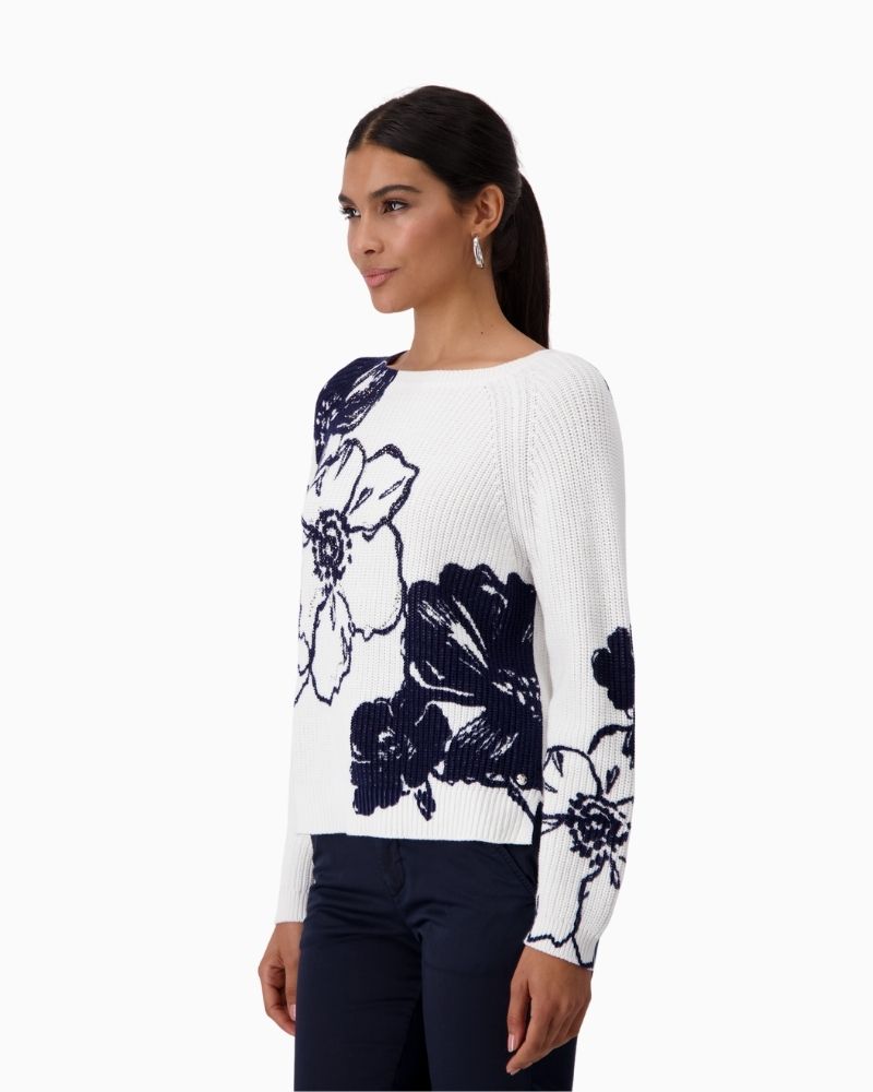 Monari - Flower Print Jumper