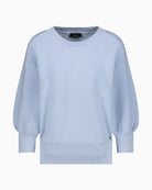 Monari lurex knit jumper product front on white background – Áines Boutique