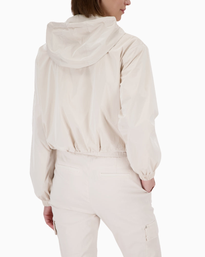 Monari outdoor jacket back view – Áines Boutique