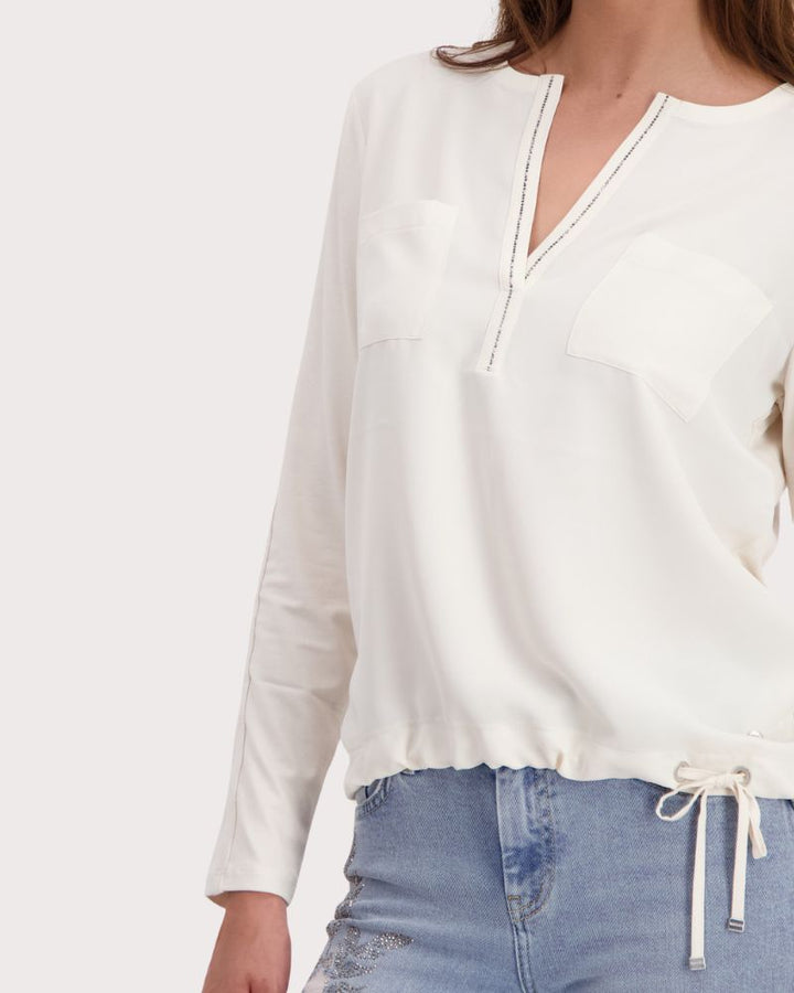 Monari - V Neck Blouse