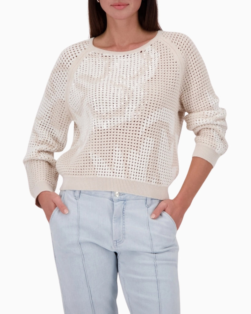 Monari Ajour Jumper front view – Áines Boutique