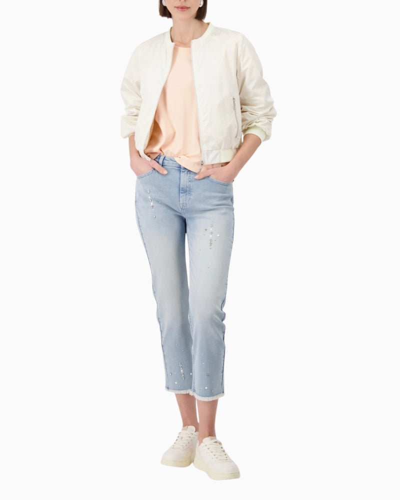 Monari Basic T-Shirt in peach front view
