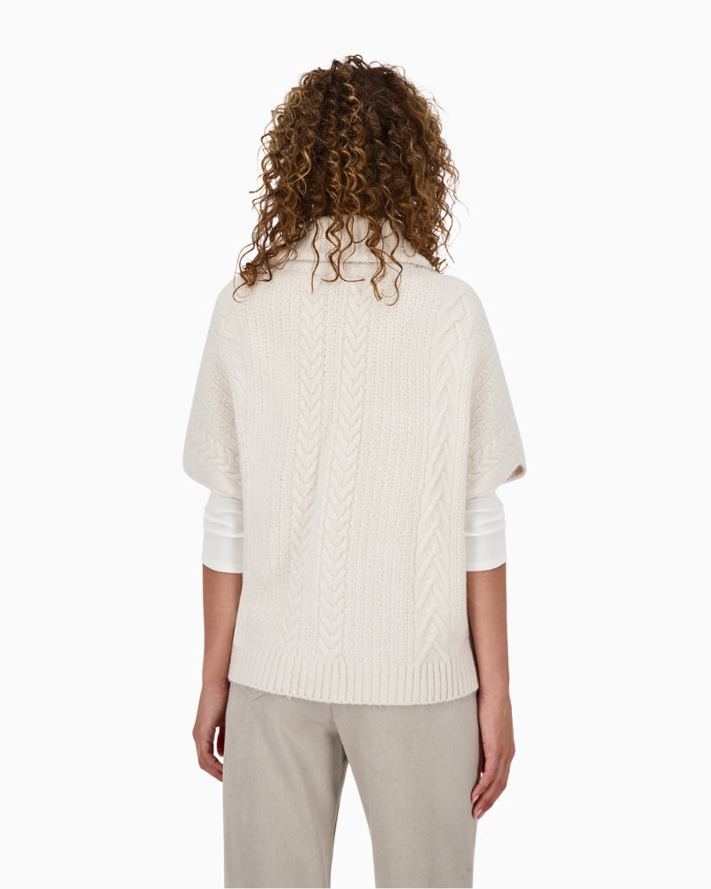Back view showing relaxed fit and fluid drape