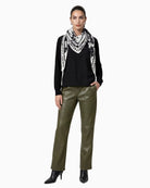 Monari Blouse with Jewellery Details in Black styled view