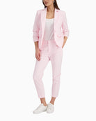 Monari Business Chino Trousers in rose front view