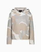 Monari knit sweater with cloud pattern fabric texture detail – Áines Boutique