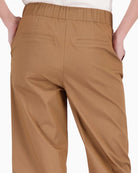 Monari Culotte Trousers in light brown pocket detail