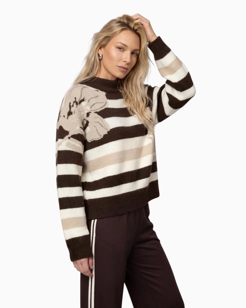 Monari Jumper in light beige side view