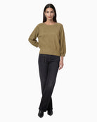 Monari Jumper in olive styled view