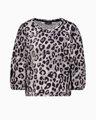Front view of short sleeve sweatshirt showing soft cotton fabric