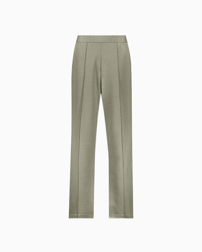 Monari pants with lettering band pocket flat lay – Áines Boutique