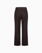 Monari Pull On Trousers in dark brown back detail