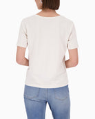 Monari Blouse With Rhinestones back view – Áines Boutique