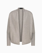 Front view of oversized Monari cardigan with lurex and sequin detail