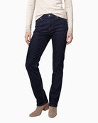 Monari Straight-Leg Jeans in dark denim front view