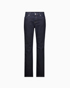 Monari Straight-Leg Jeans in dark denim straight-leg detail