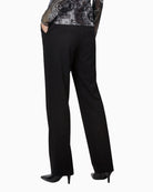 Monari Straight Fit Jogger Trousers in black back view