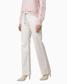 Monari Wide Leg Jeans in off white side view