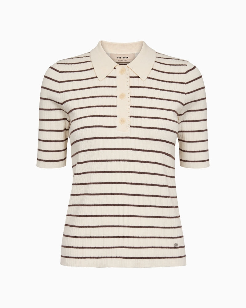 Mos Mosh Caliz Stripe Knit front view | Áines Boutique