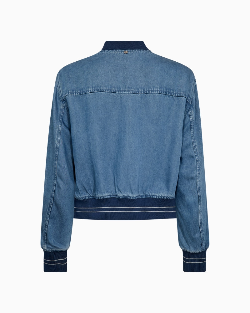 Mos Mosh Cate Onyx Jacket back view lightweight jacket | Áines Boutique