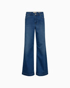 Mos Mosh Dara Deluxe Jeans front view wide-leg denim | Áines Boutique