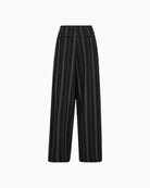 Back of waistband and stripe fabric pattern