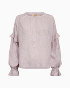 Mos Mosh Jorun Stripe Blouse front view striped design | Áines Boutique