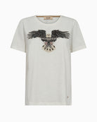 Mos Mosh Kylah Deco Tee in cotton with eagle sequin design