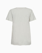 Back of Mos Mosh Nadine Deco Tee in white cotton