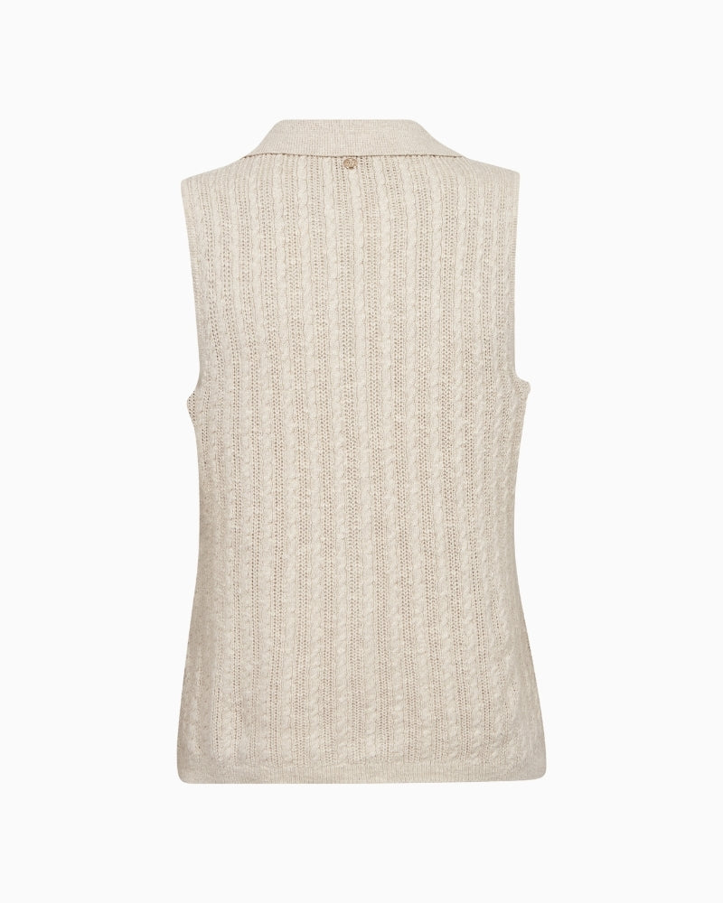 Mos Mosh Rinja Marisol Line Knit Top back view | Áines Boutique