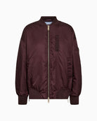 Ruby lightweight bomber jacket with quilted lining and zip front