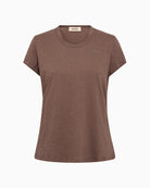 Mos Mosh Safina O-SS Tee front view round neck | Áines Boutique