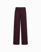 Soey Iglesia wide-leg trousers in cotton with high waist and front welt pockets