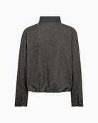 Back view of feminine Mos Mosh blouse in soft fabric blend