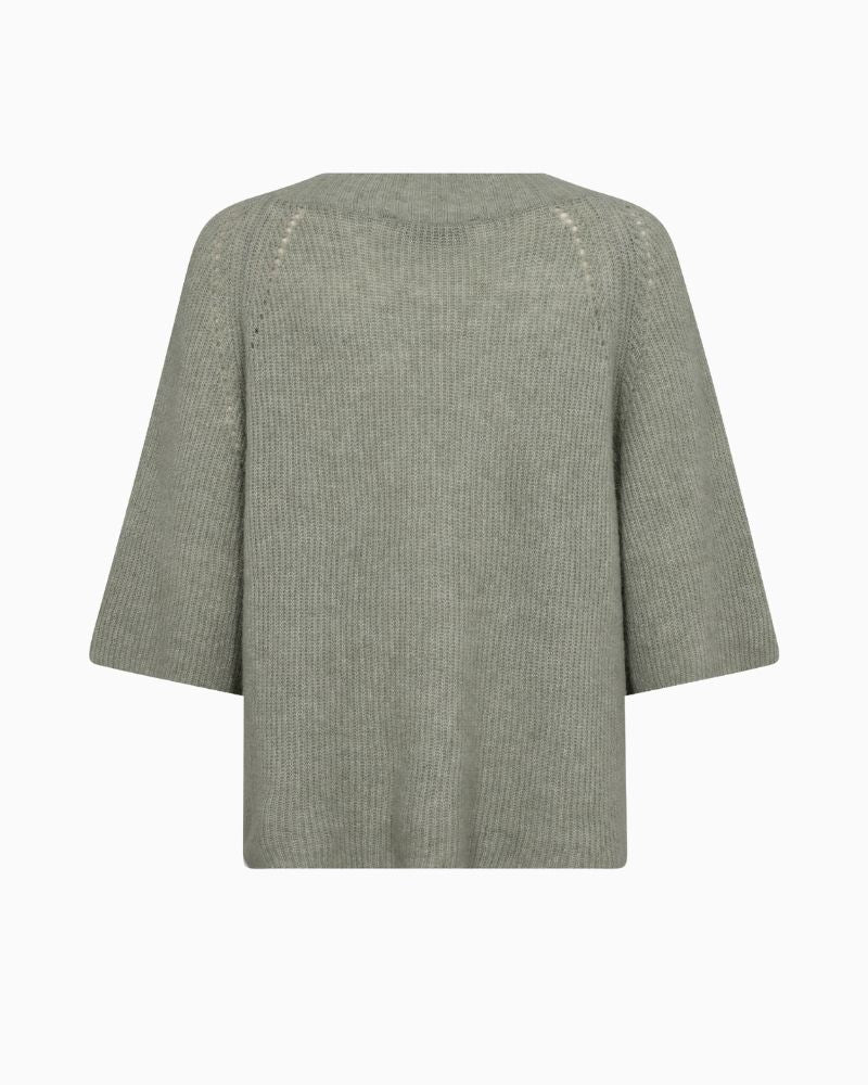 Mos Mosh - Taci  3/4 V-neck Knit 