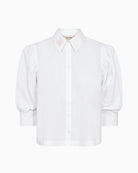 Mos Mosh Adjao Bernat Emb Shirt in White front view