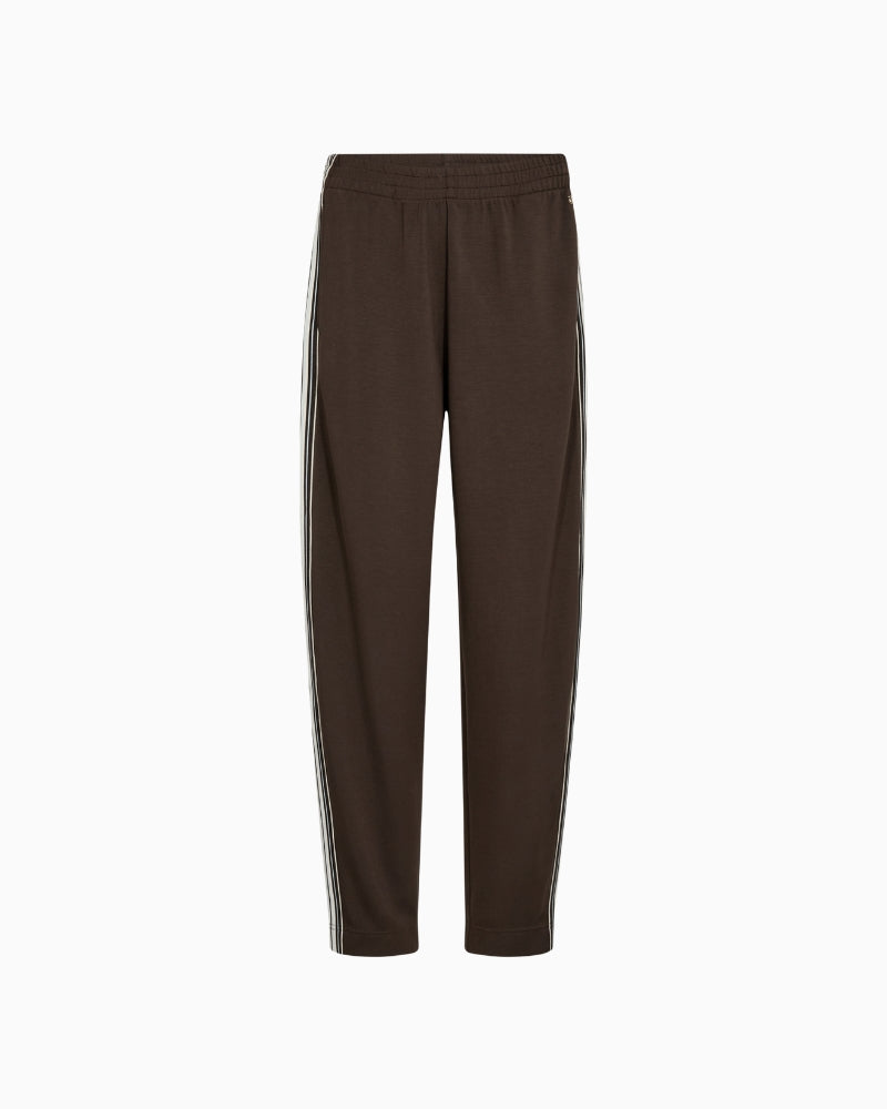 Mos Mosh Ardie Barrel Sweatpant in Brown front view