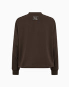 Mos Mosh Ardie LS Zip Sweatcardigan in Brown back view