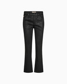 Mos Mosh Ashley Coated Pant in Black front view