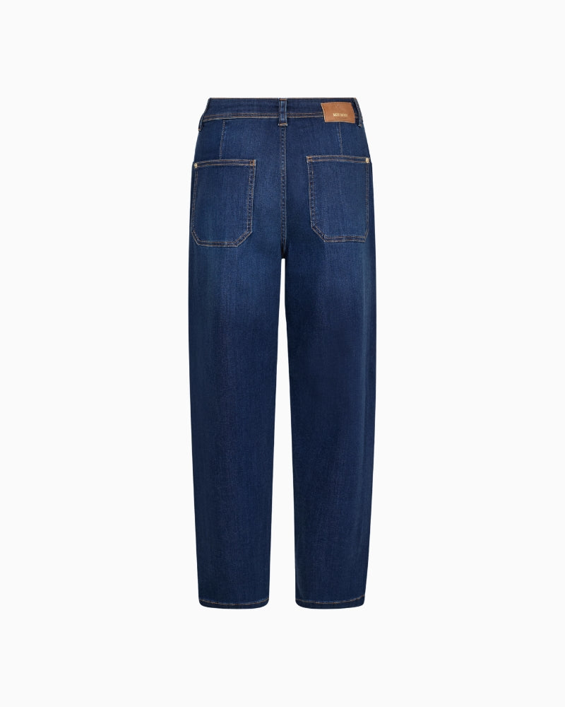 Mos Mosh Aymen Deluxe Jeans in Denim back view