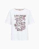 Mos Mosh Bernat Tee in White front view