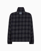 Mos Mosh Camille Check Jacket in Navy back view