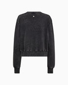 Back view of the Mos Mosh sweatshirt in organic cotton

Ribbed neckline and cuffs close-up detail