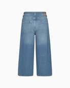 Mos Mosh Culotte Zack Jeans blue full outfit back view