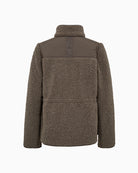 Mos Mosh Elisa Eli Teddy Jacket in Olive back view