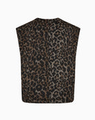 Mos Mosh Elise Leo Vest in Leopard back view
