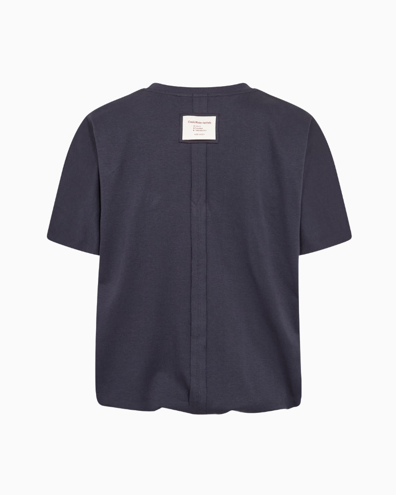 Mos Mosh Elli Balloon Tee in Navy back view